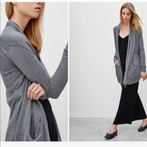 Aritzia Wilfred Flaubert Cardigan in Khaki Color - Picture 1 of 10